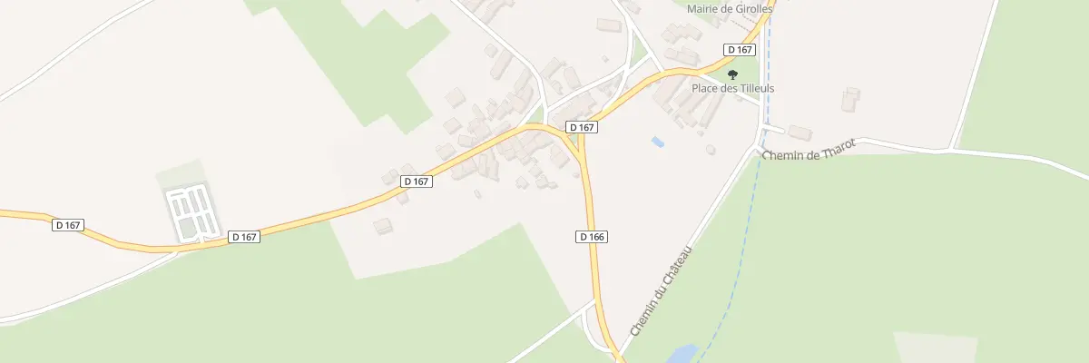 Plan du 3 Pl de l’Eglise à Girolles