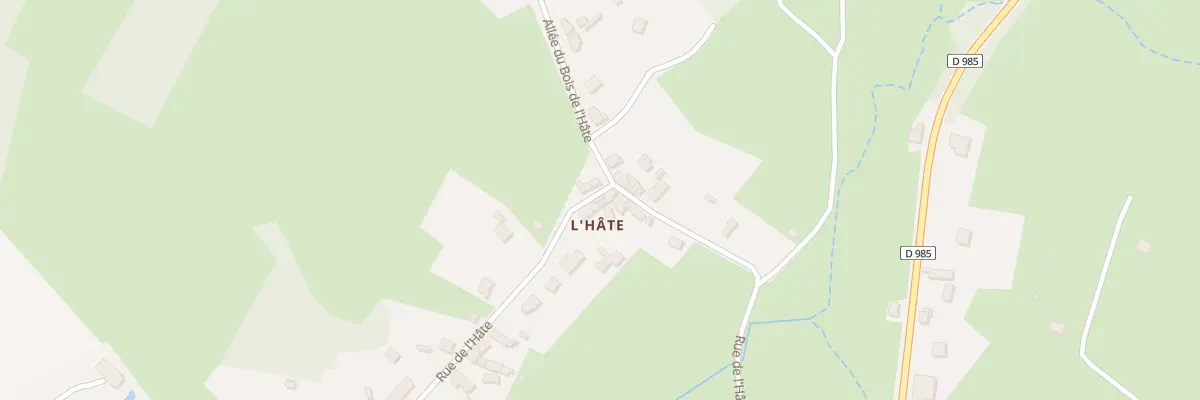 Plan du 21 Rue de l’Hâte à Saint-Honoré-les-Bains