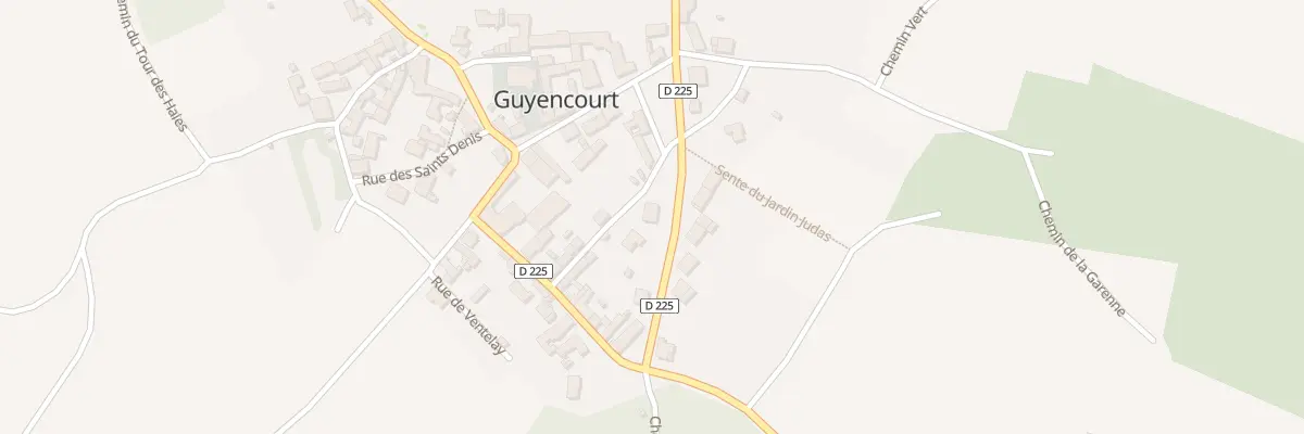 Plan du 9 Rue du Carrefour à Guyencourt