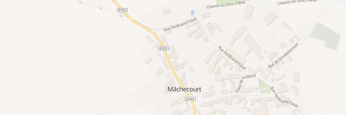 Plan du 7 Rue de Bellevue à Mâchecourt
