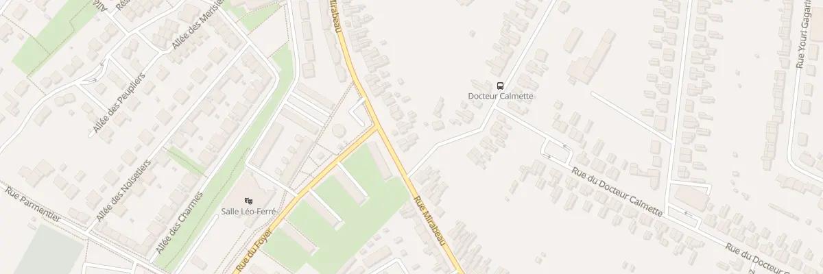 Plan du 96 Rue Mirabeau à Aulnoye-Aymeries