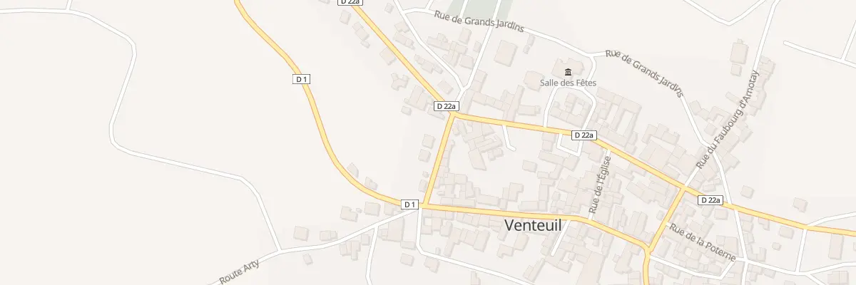 Plan du 1B Bd de l’Ouest à Venteuil