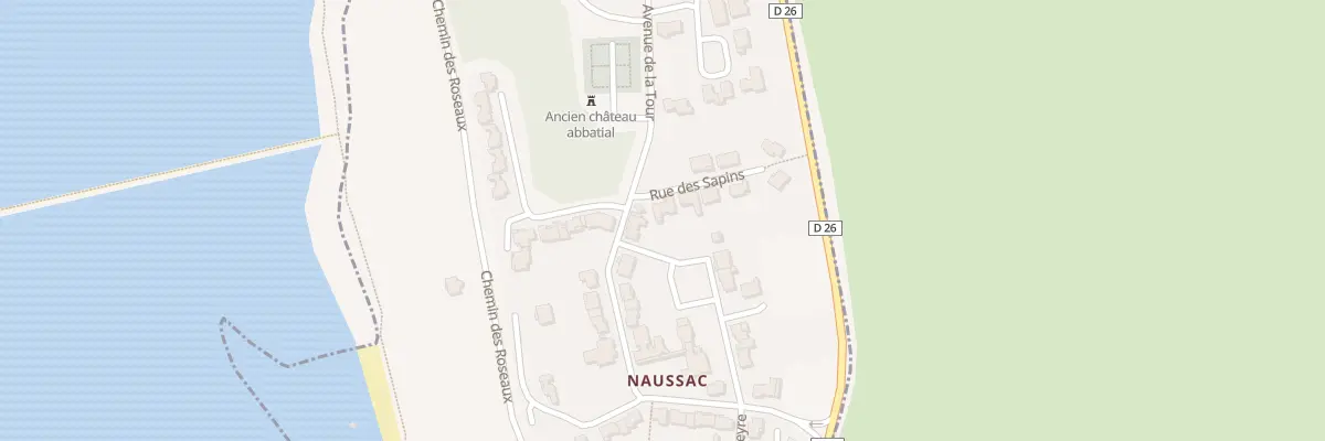 Plan du 5110 Rue des Sapins à Naussac-Fontanes