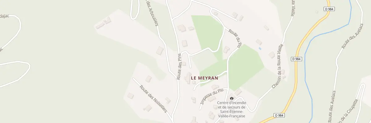 Plan du 5563 La Crouzette à Saint-Étienne-Vallée-Française