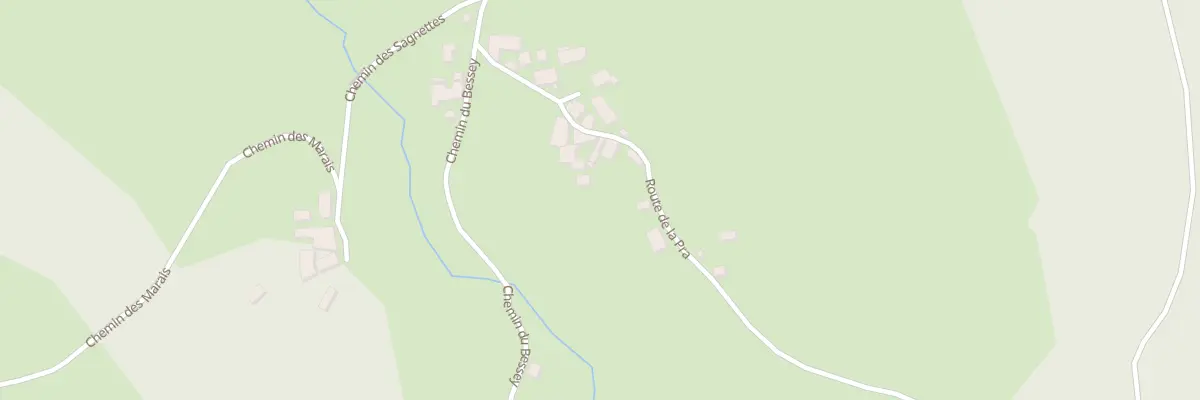 Plan du 141 Che du Bessey à Champoly