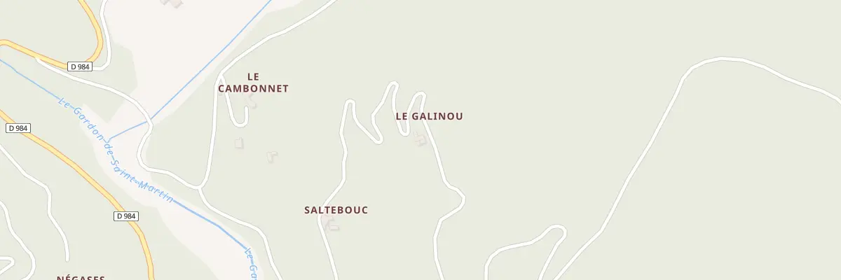 Plan du 5459 Mas de Gallinou à Saint-Étienne-Vallée-Française