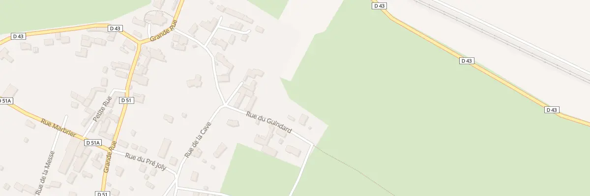 Plan du 15 Rue du Guindard à Villiers-Vineux