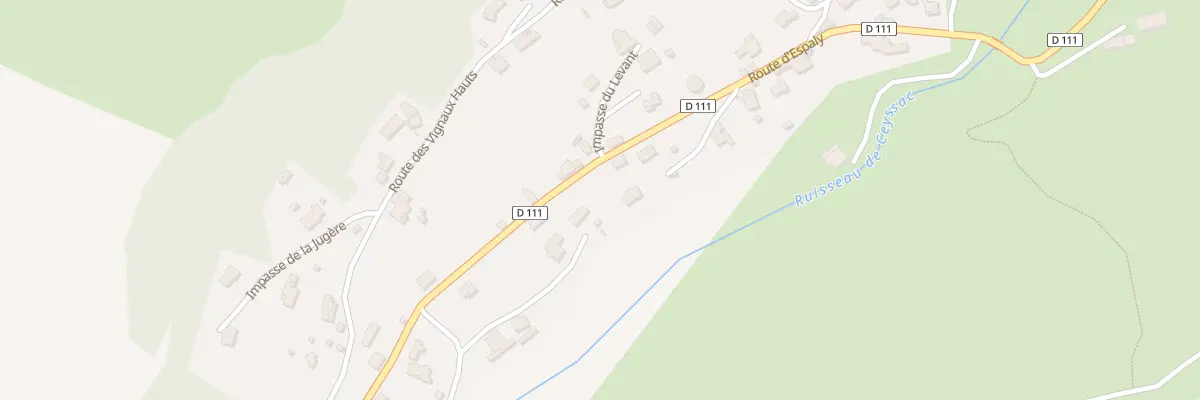 Plan du 5001 Rue de Coste Rouge à Ceyssac