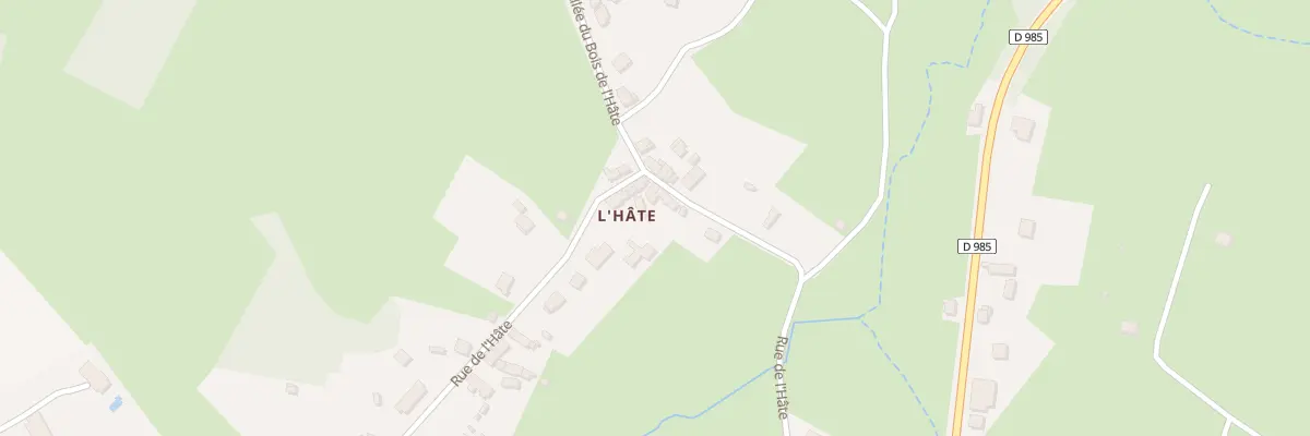 Plan du 13 Rue de l’Hâte à Saint-Honoré-les-Bains