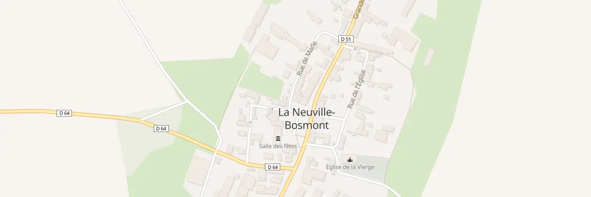 Plan du 6 Rue de la Mairie à La Neuville-Bosmont