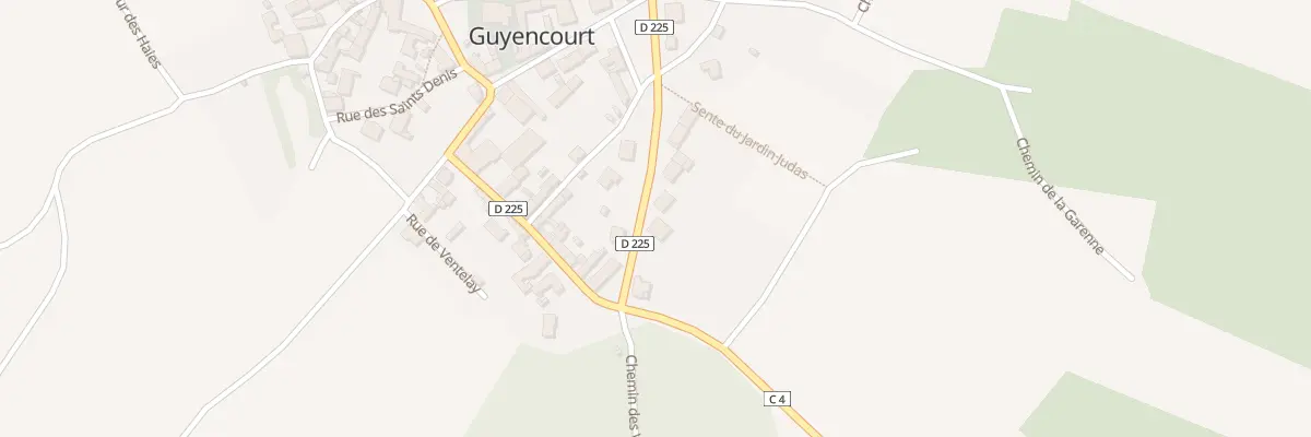 Plan du 14 Rue du Carrefour à Guyencourt