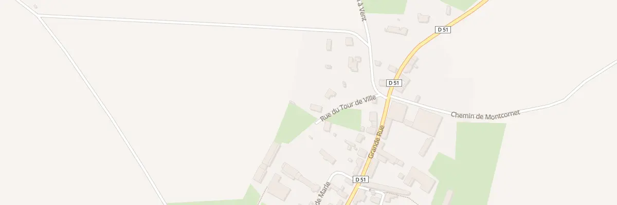 Plan du 4 Rue du Tour de Ville à La Neuville-Bosmont