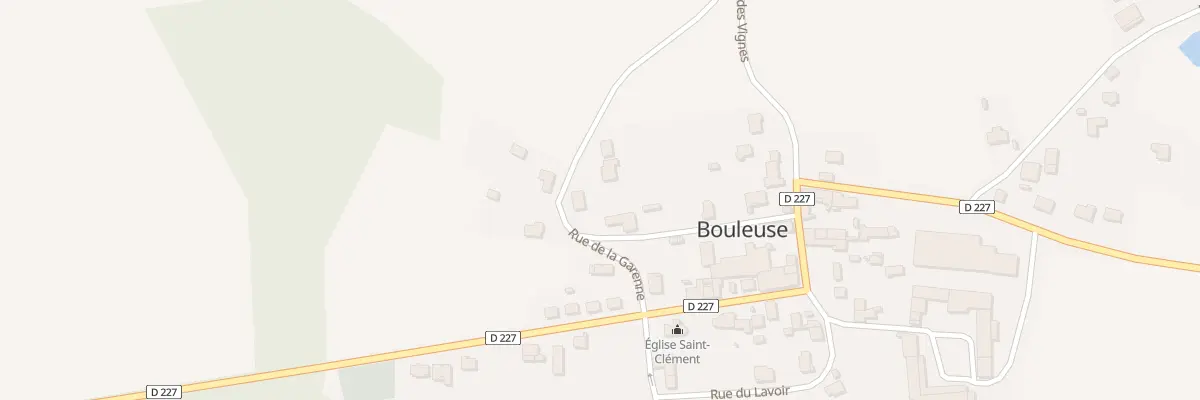 Plan du 4 Rue de la Garenne à Bouleuse