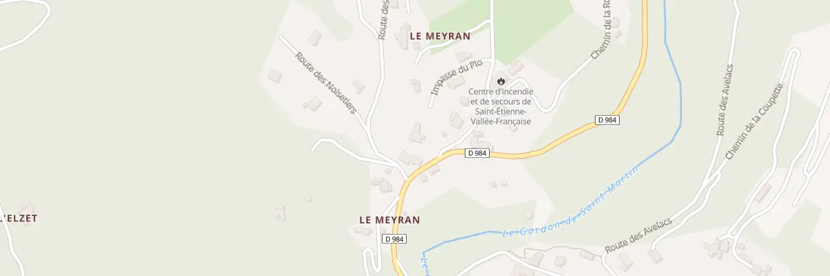 Plan du 5143 Le Meyran à Saint-Étienne-Vallée-Française