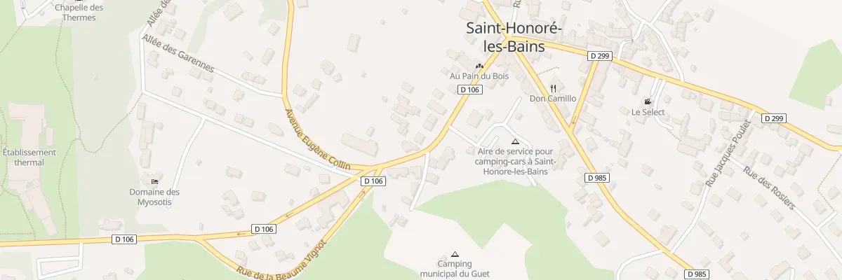 Plan du 26 Av Eugène Collin à Saint-Honoré-les-Bains