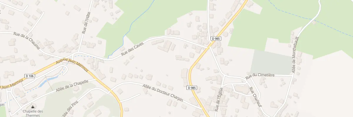 Plan du 47B Av du Gen d’Espeuilles à Saint-Honoré-les-Bains
