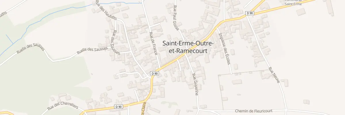 Plan du 30 Gr Grande Rue à Saint-Erme-Outre-et-Ramecourt