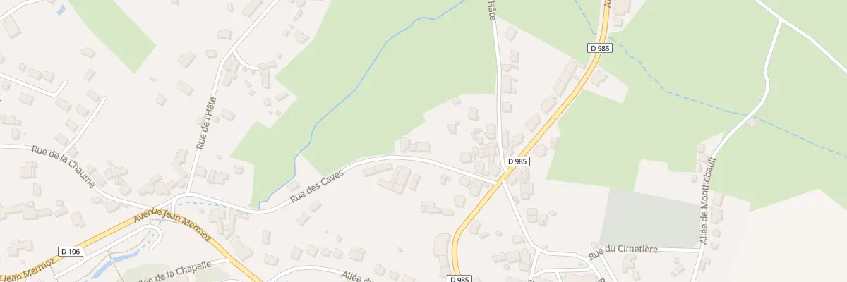 Plan du 10 Rue des Caves à Saint-Honoré-les-Bains