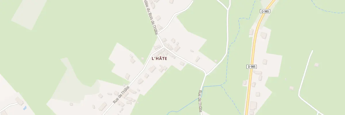 Plan du 11 Rue de l’Hâte à Saint-Honoré-les-Bains