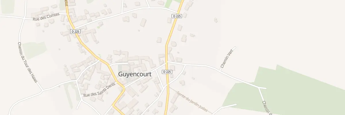 Plan du 2 Rue de Bouffignereux à Guyencourt