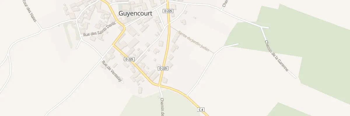 Plan du 12 Rue du Carrefour à Guyencourt