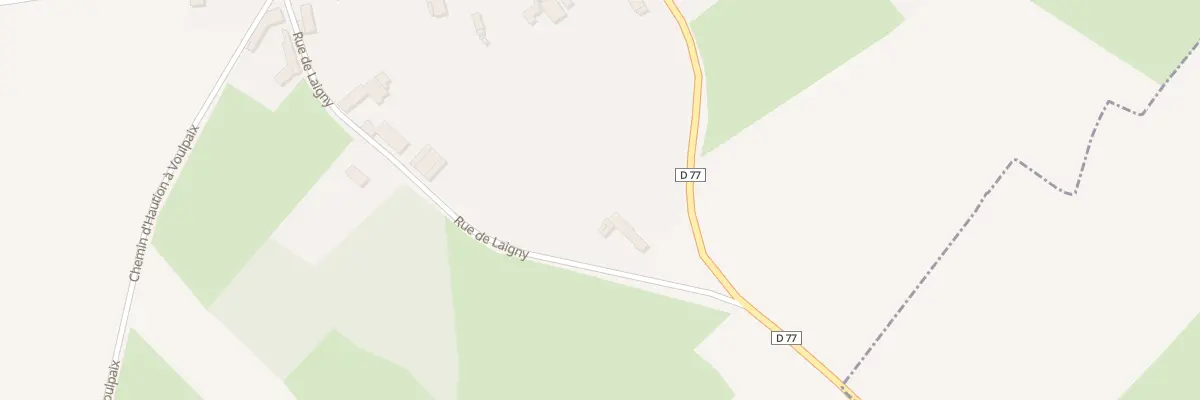 Plan du 3 Rue de Laigny à Haution