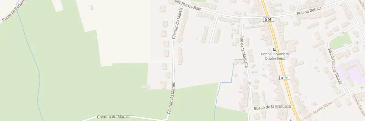 Plan du 38 Cité des Blancs Bois à Pont-sur-Sambre