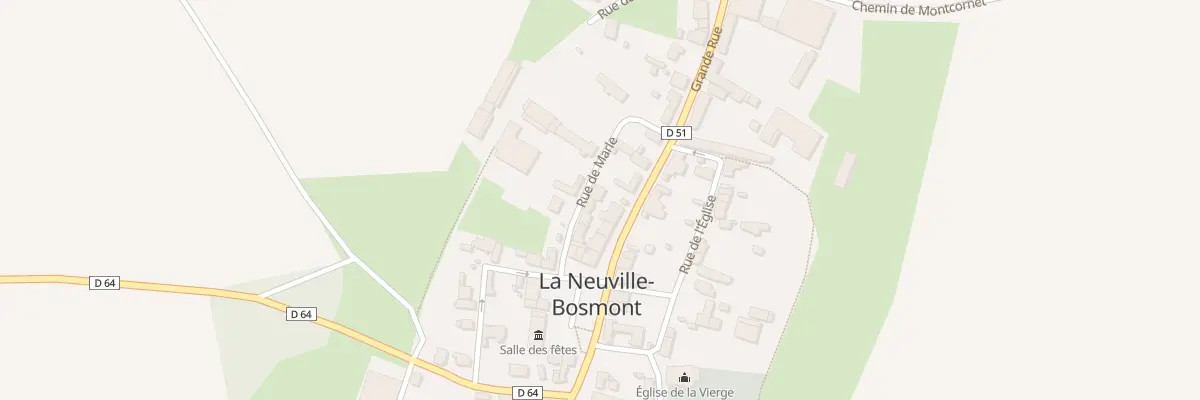 Plan du 2 Rue de Marle à La Neuville-Bosmont