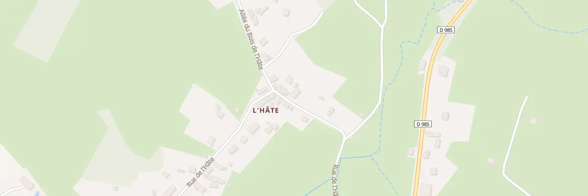 Plan du 16 Rue de l’Hâte à Saint-Honoré-les-Bains