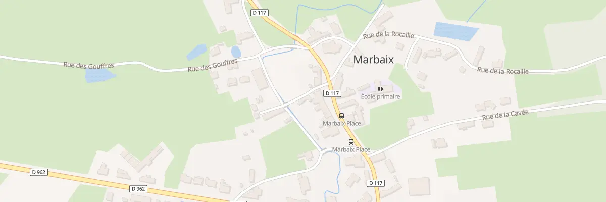 Plan du 1 Rue du Presbytère à Marbaix