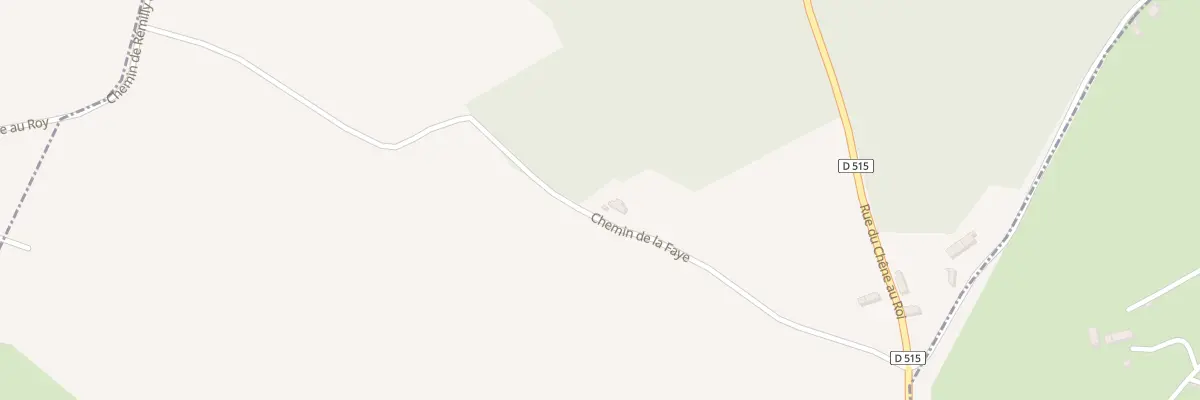 Plan du 25 Le Chene au Roi à Lanty