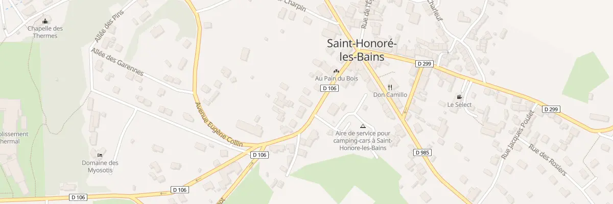Plan du 18 Av Eugène Collin à Saint-Honoré-les-Bains