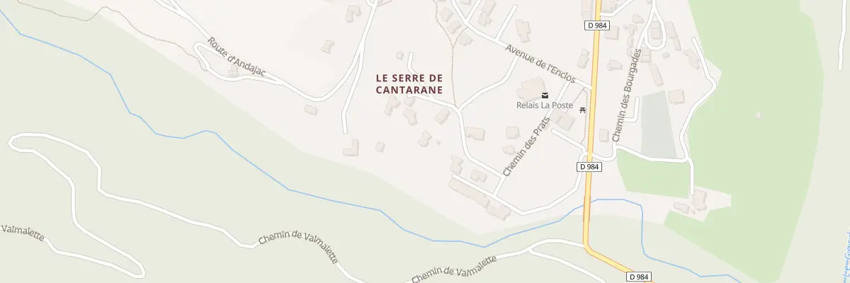 Plan du 5357 St Etienne Val Franc Bourg à Saint-Étienne-Vallée-Française