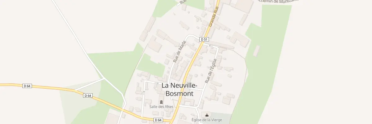 Plan du 13 Gr Grande Rue à La Neuville-Bosmont
