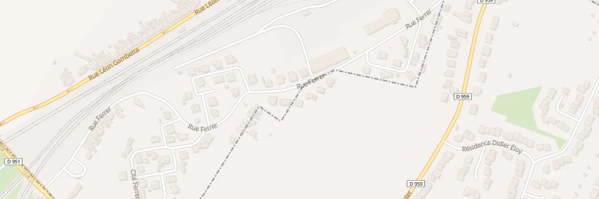 Plan du 46 Rue Ferrer à Leval