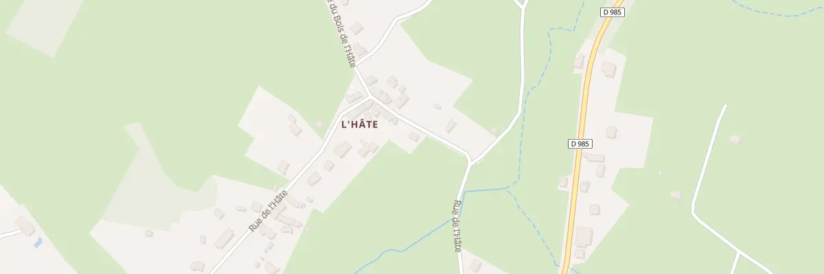 Plan du 9 Rue de l’Hâte à Saint-Honoré-les-Bains