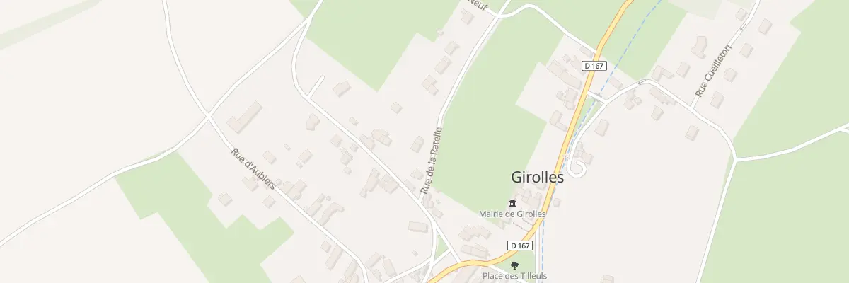 Plan du 3 Rue de la Ratelle à Girolles