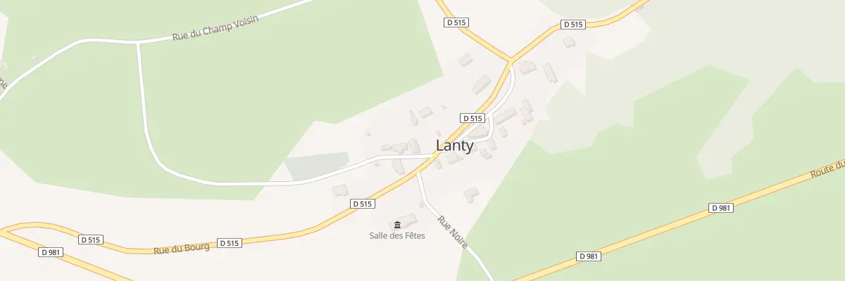Plan du 5 Le Bourg à Lanty