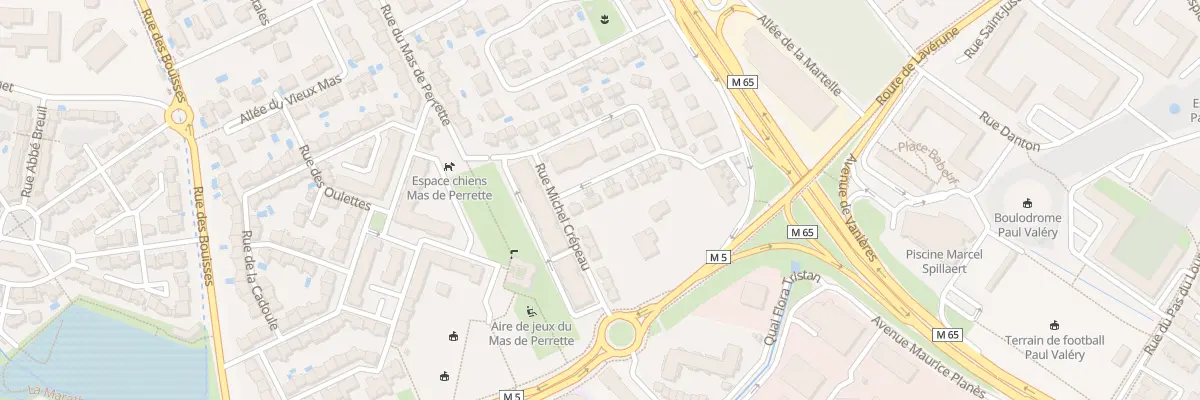 Plan du 34 Rue Marcel Rajman à Montpellier