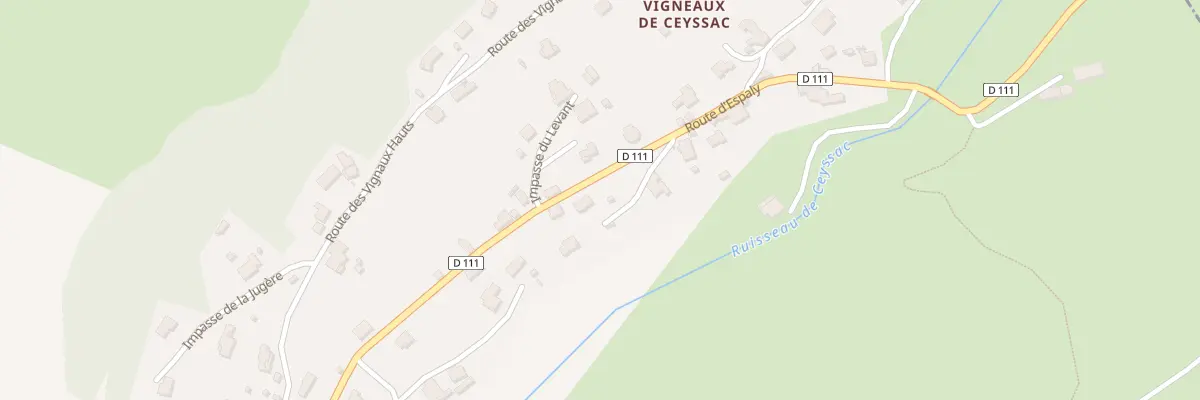 Plan du 16 Rte d’Espaly à Ceyssac