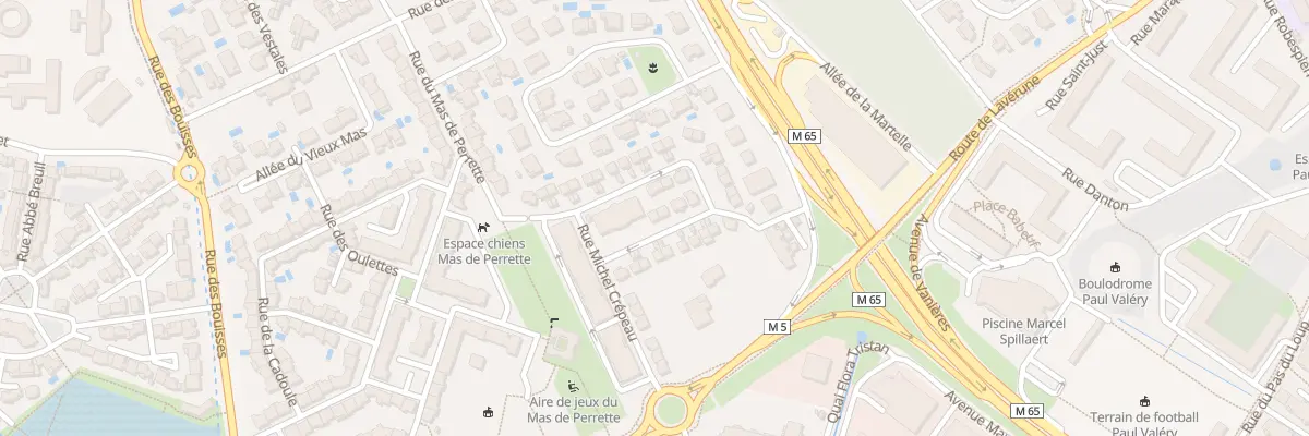Plan du 55 Rue Marcel Rajman à Montpellier