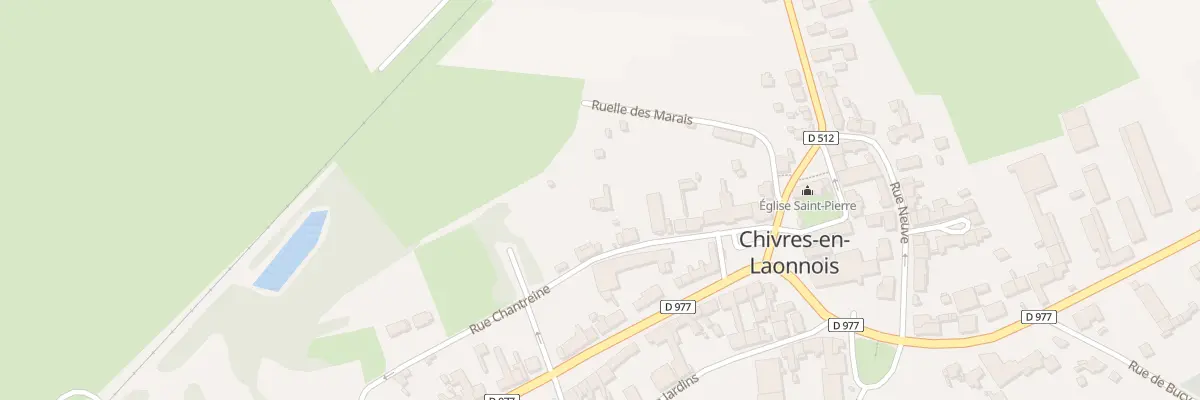 Plan du 16 Rue Chantreine à Chivres-en-Laonnois