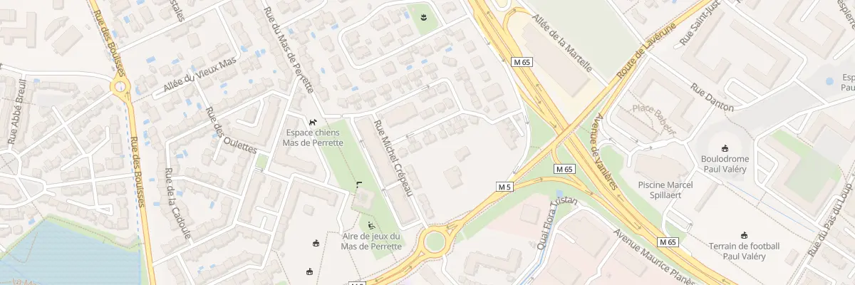Plan du 44 Rue Marcel Rajman à Montpellier