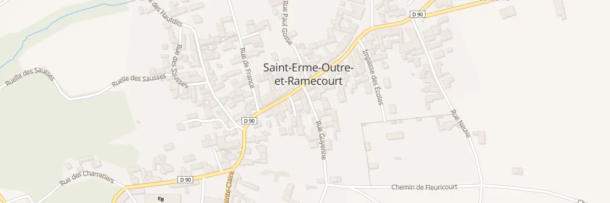 Plan du 2 Rue Guyenne à Saint-Erme-Outre-et-Ramecourt