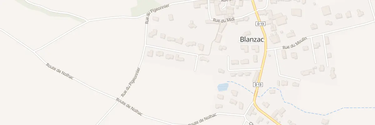 Plan du 10 Lot des Chomettes à Blanzac