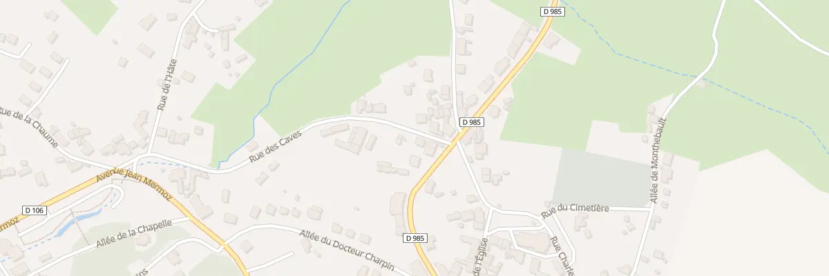Plan du 1 Rue des Caves à Saint-Honoré-les-Bains