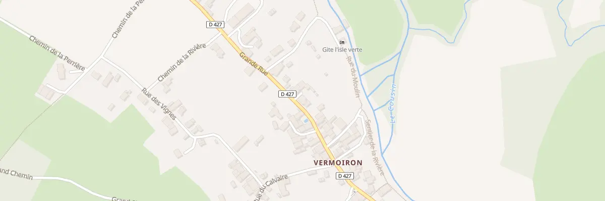 Plan du 44 Gr Grande Rue (Vermoiron) à Vault-de-Lugny