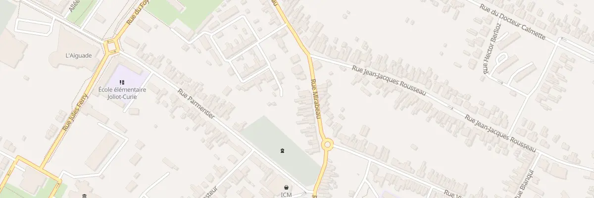 Plan du 43 Rue Mirabeau à Aulnoye-Aymeries
