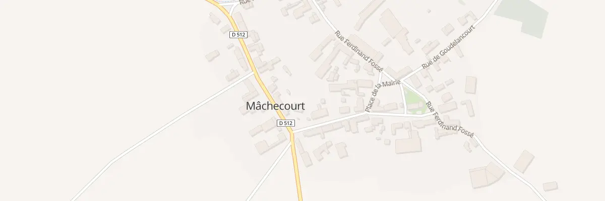 Plan du 8 Rue de l’Eglise à Mâchecourt