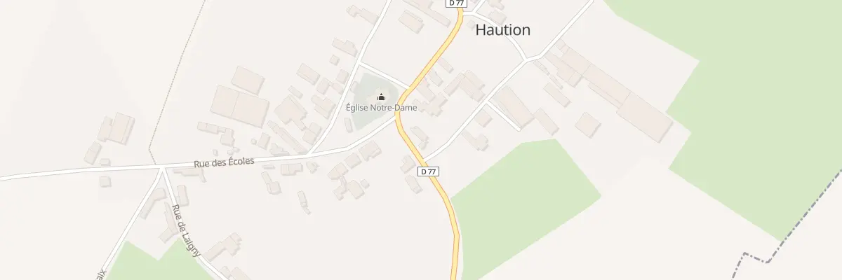 Plan du 2 Rue Principale à Haution